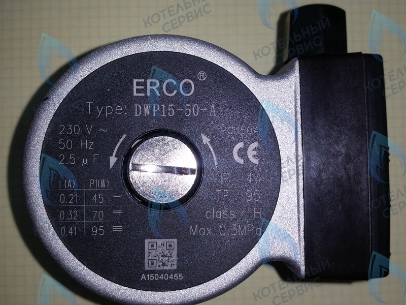 19641 Циркуляционный насос (против часовой) ERCO DWP15-50-A NEVALUX-8618 в Москве